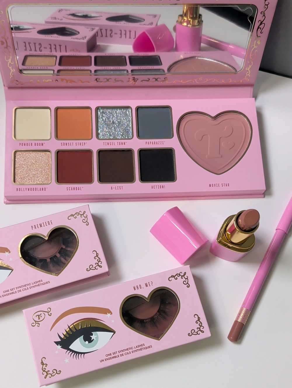 Trixie Cosmetics Brittany Eyeshadow & Blush Palette + Lashes & Lip Kit